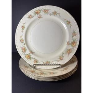 5 Vintage Homer Laughlin Eggshell Georgian Dinner Plates 10” A 43 N 5